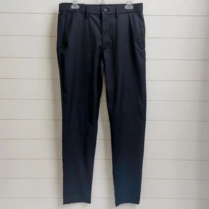NEW! Banana Republic Men's 32x31.5 Core Temp Chino Slim Fit Pants Black Stretch - Picture 1 of 9