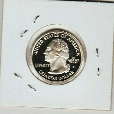 2003 S Illinois PROOF 90% Silver STATE 1818 QUARTER Lincoln Land LOW Mintage ST Cover