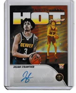 JULIAN STRAWTHER 2023-24 PANINI HOOPS HOT SIGNATURES ROOKIE AUTO. NICE. - Picture 1 of 1
