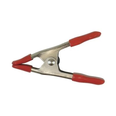 Bessey 1" Metal Spring Clamp 1-1/4" Throat Depth No Marring Tip Sure Grip Handle - Image 1 of 4