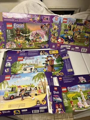 Только коробки Lego Friends Nature Glamping, Конюшня Мии, Ветеринарная Клиника, Грузовик, Автомобиль - Изображение 1 из 4