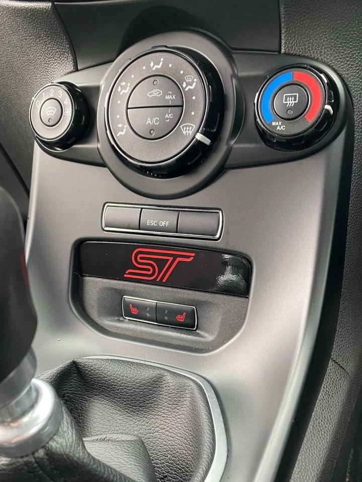 Fiesta ST MK7.5 Cubby Hole Dashboard Filler - Gloss Black with Red Logo - Image 1 of 1