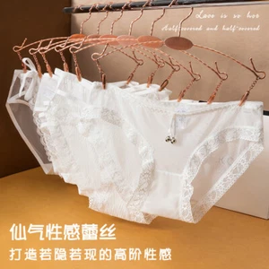 Many Styles Women's Sexy Lace Panties Soft Underpants Girl Bowknot Hollow Briefs - Picture 1 of 41