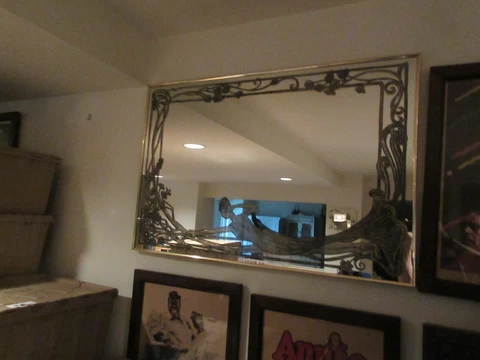 Mirror , Rectangle , Unique Design , MERMAID , 24"x36" , Vintage , Collectible Cover