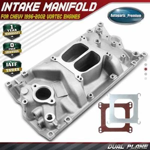 Colector de admisión Vortec de doble plano de bloque pequeño para Chevy 3.5 350 V8 1996-2002 - Imagen 1 de 8