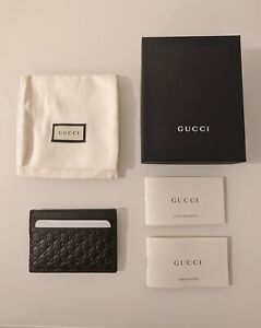 Portacarte Gucci Marrone Scuro Originale