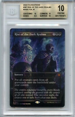 Rise of the Dark Realms Borderless Mana Foil - Pristine BGS 10 (10, 10, 9.5, 10) - Image 1 of 2