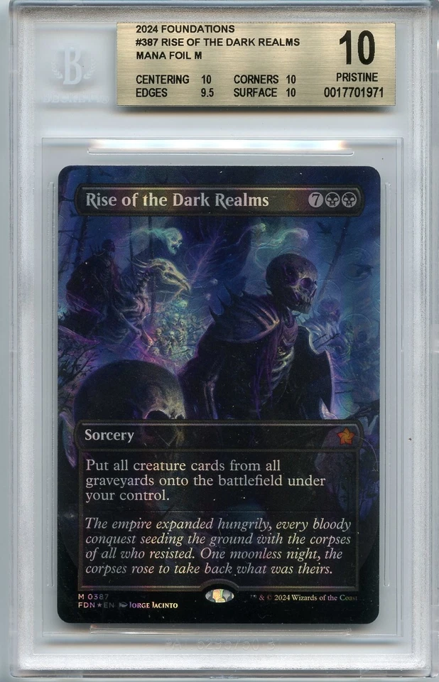 Rise of the Dark Realms Borderless Mana Foil - Pristine BGS 10 (10, 10, 9.5, 10) - Image 1 of 2