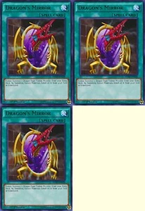 Dragon's Mirror DPRP-EN028 X 3 Mint YUGIOH Cards Rare - Picture 1 of 1