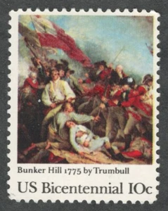 US. 1564. 10c. Bunker Hill Battle, 200th ANNIV. MNH. 1975 - Picture 1 of 1