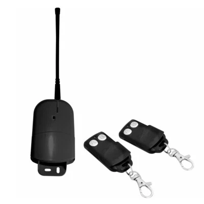 ALL PRESS KIT RICEVITORE 2 TELECOMANDI UNIVERSALE RADIOCOMANDO 433mhz RADIO CANCELLI LUCI