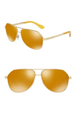 Gafas de sol Dolce & Gabbana DG2144 marco plateado iridio lentes espejadas 61 12 135 Foto 1 de 4