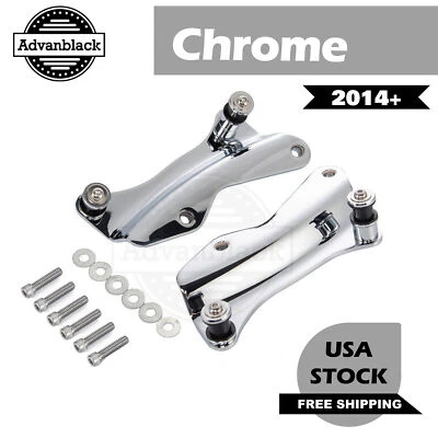 Kit de herrajes de acoplamiento cromados de 4 puntos para 14+ Harley Davidson Touring PN 52300353 Foto 1 de 4