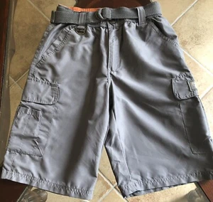 Zero X Posur Boys Grey Trunks Size M 10/12 - Picture 1 of 3