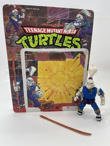 Usagi Yojimbo W/Cardback TMNT 1989 Playmates Vintage Action Figure Cover