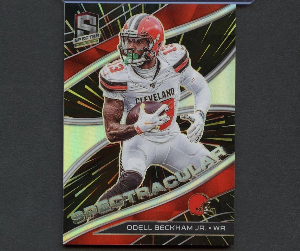 Odell Beckham Jr 2020 Panini Spectra #14 SPECTRACULAR HYPER /75 Cleveland Browns - Image 1 of 2
