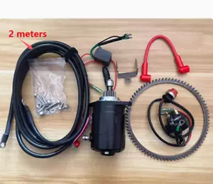 Electrical Start Conversion kit Fitfor TOHATSU 2 stroke 25/30HP Outboard - Foto 1 di 1