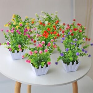 Practical Artificial Bonsai 1 Pc Decoration Table False Flowers Garden