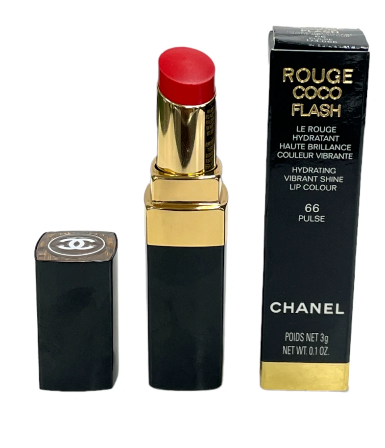 CHANEL Rouge Coco Flash Hydrating Vibrant Shine Lip Colour 66 Pulse 3g