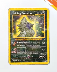 Pokemon Shining Tyranitar 113/105 Neo Destiny Italiano Holo - Foto 1 di 13