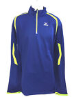 Herrenmode Sport Shirt v. ERIMA Gr. XXL Indigo blau gelb Longsleeve Fitness