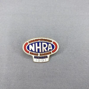 NHRA National Drag Racing Championship Member 1991 Jacket Hat Lapel Pin - Picture 1 of 2