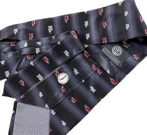 Keith Haring Barking Dog Silk Tie Mens Black The Estate Necktie - Picture 1 of 6
