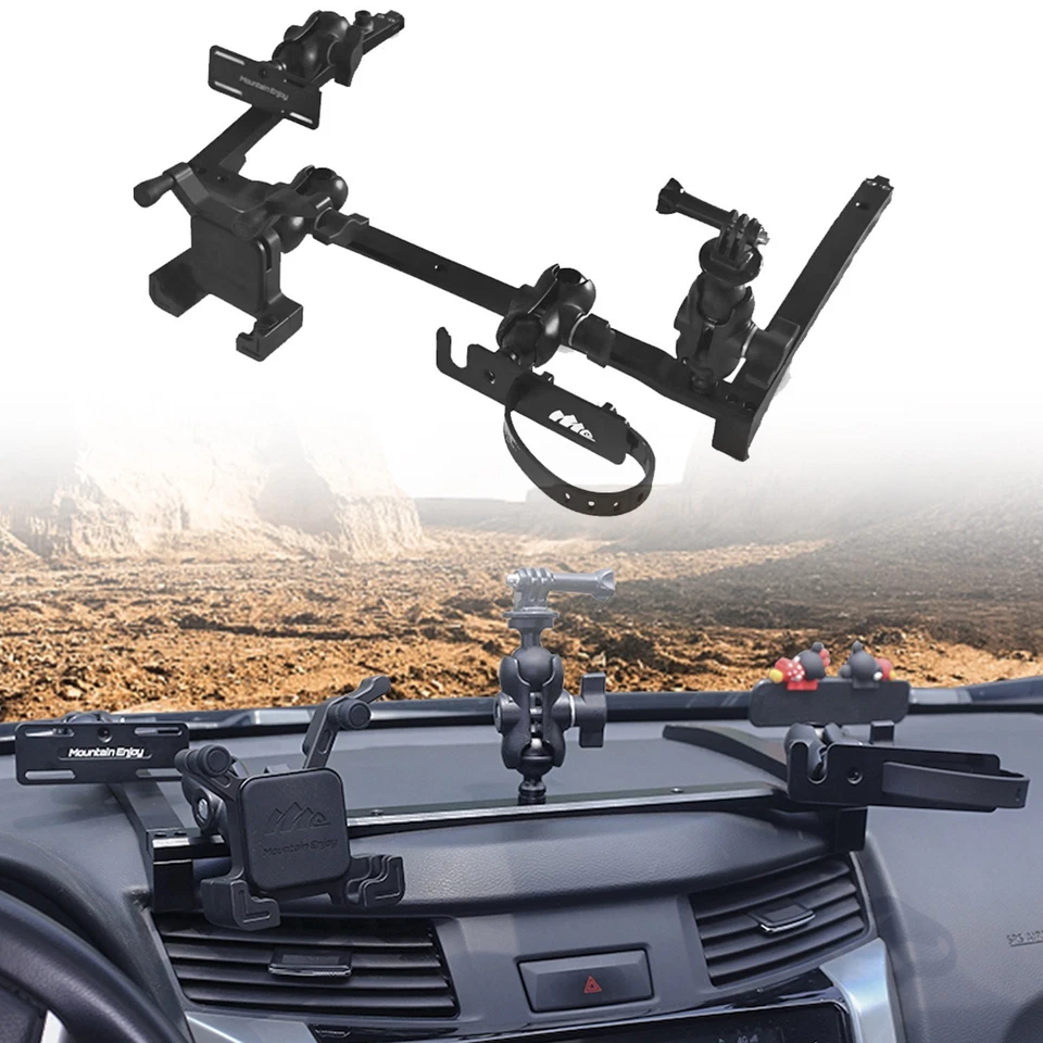 For Nissan NP300 Navara 2015-2022 Console Dash Mount Device Bracket Phone Holder - Image 1 of 4