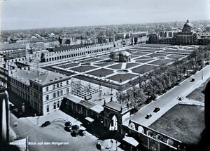 AK München Hofgarten Ludwigstrasse Odeonsplatz 1940er - Picture 1 of 2