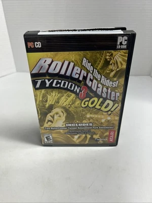 RollerCoaster Tycoon 3: Gold (PC, 2005) Complete - Image 1 of 4