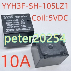 5PCS New YYH3F-SH-105LZ1 10A Coil:5V 5-pin Relay #TT - Picture 1 of 1