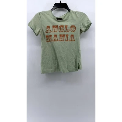 VIVIENNE WESTWOOD Women’s Vintage Anglomania Logo Print Short Sleeve Top SZ XS - Image 1 of 4