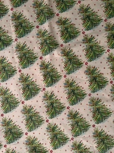 Pioneer Woman Christmas Tree Tablecloth Cotton Polyester Blend Round 68” - Picture 1 of 16