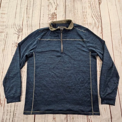 Pebble Beach Dry-Luxe Performance Blue1/4 Zip Pullover Jacket Men's M - Image 1 of 4