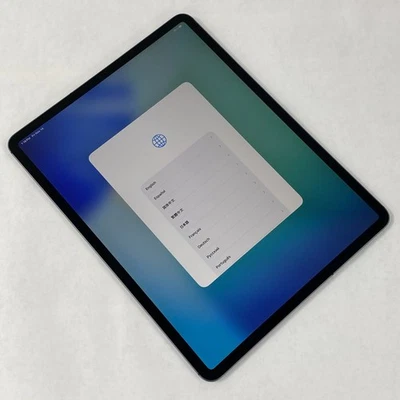 Apple iPad Pro 3rd Gen 12.9" A2014 128GB Space Gray IOS 26.1 - Image 1 of 4