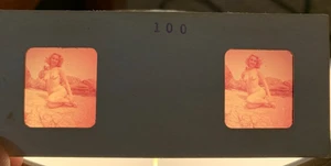 Stereo 3D 1950's Slide Nude Naked Woman Model Rare Old Vintage Realist 9083 - Imagen 1 de 2