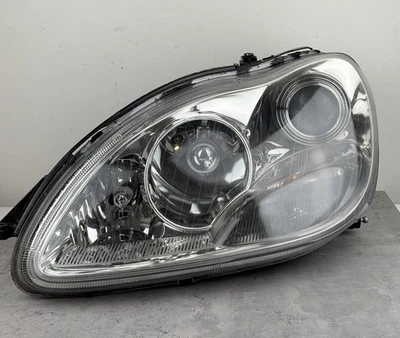 03-06 Mercedes Benz S500 OEM Left BI-Xenon HID Headlamp Assembly Ceramic Sealed - Image 1 of 4