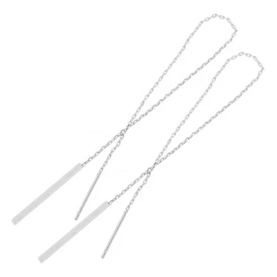  1 paio di orecchini pendenti a catena minimalista per donna Orecchini pendenti - Immagine 1 di 4