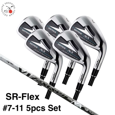 HONMA Golf Beres NX Iron Set Club #7-11 5pcs VIZARD NX 45 Graphite Shaft SR-Flex - Image 1 of 4