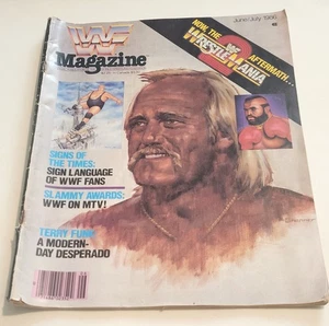 HULK HOGAN WWF Magazine June/July 1986 Wrestlemania 2 WWE June July GIANT - Picture 1 of 11