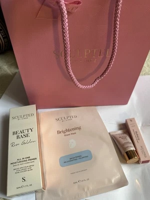 Sculpted By Aimee Rose Golden Primer Kit Set/HOLIDAY/BIRTHDAY/GIFT/TRAVEL/RRP£47 - Image 1 of 4