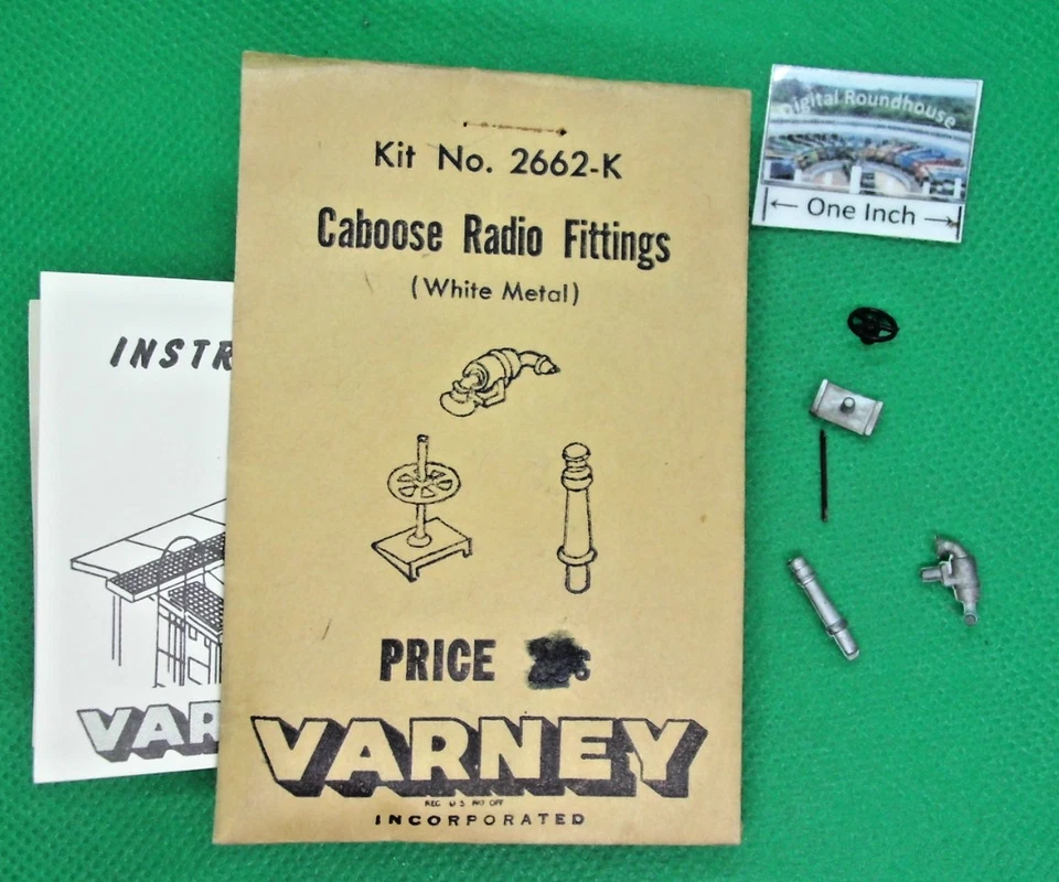 KIT DE ACCESORIOS DE RADIO DE CABOOSE VARNEY HO #2662-K - Descripción a continuación Foto 1 de 1