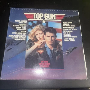 TOP GUN SOUNDTRACK RECORD LP VINYL TOM CRUISE 1986 Maverick KENNY LOGGINS C16 - Imagen 1 de 5
