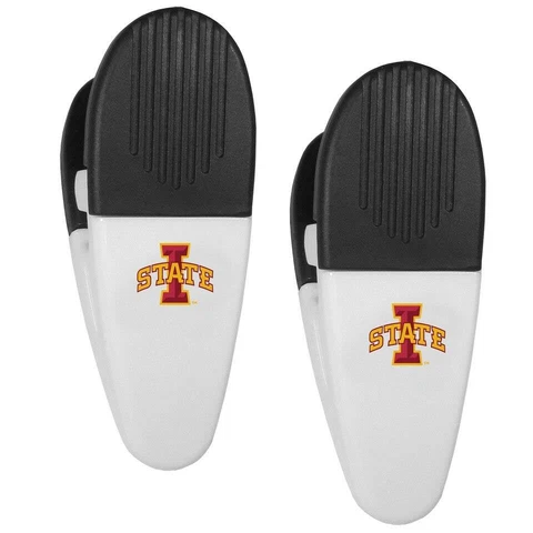 Iowa State Cyclones Magnetic Chip Clip 2 Pack [NEW] NCAA Snack Bag Treat Magnet Cover