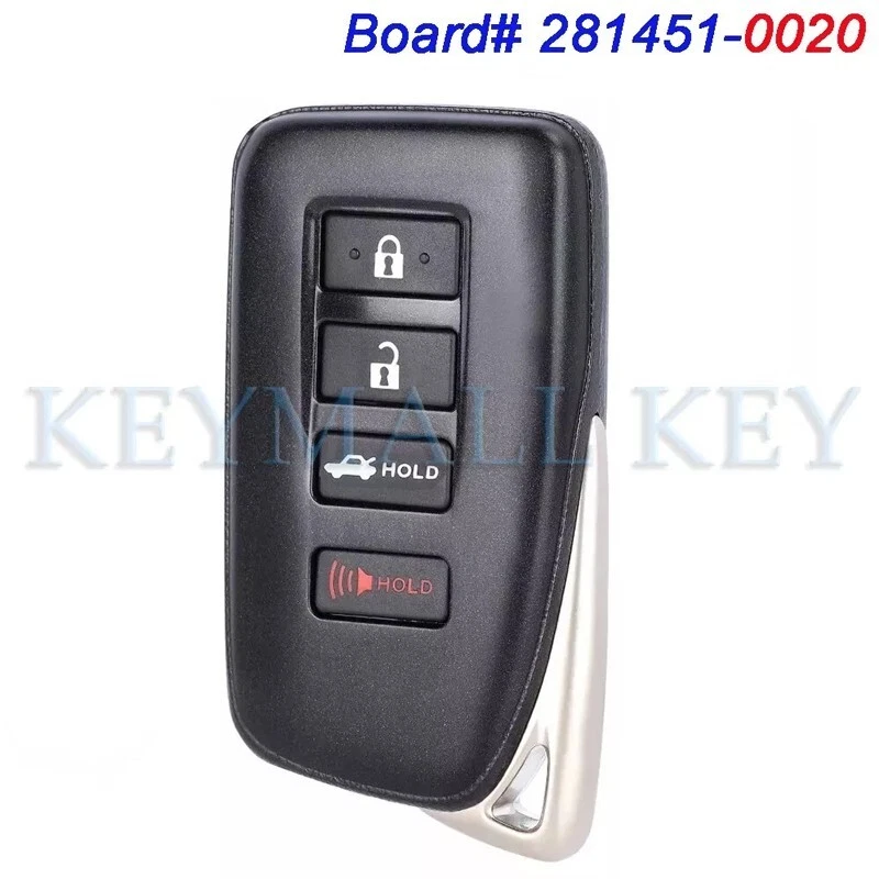 281451-0020 for Lexus ES300H ES350 GS350 GS450H Smart Remote Key Fob HYQ14FBA - Image 1 of 4