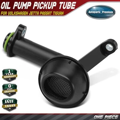 Engine Oil Pump Pickup Tube for Volkswagen Jetta Passat Tiguan Beetle CC Audi A3 - Image 1 of 4
