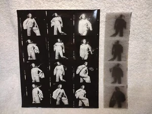  ¿años 70-80? Hermosa Mujer Modelo Prueba de Contacto Hoja Fotografías 8"x10 - Imagen 1 de 4