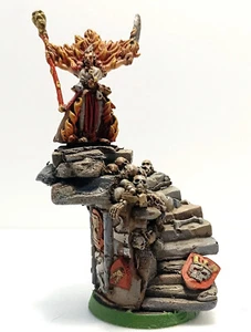 WARHAMMER AGE OF SIGMAR SHOWCASE CUSTOMIZED "EMPIRE WIZARD OF FIRE" PRO PAINTED - Imagen 1 de 1