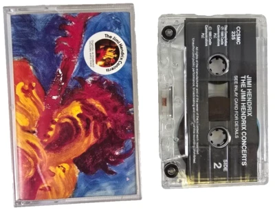 Jimi Hendrix The Jimi Hendrix Concerts Cassette Tape 1989 remastered compilation - Image 1 of 4