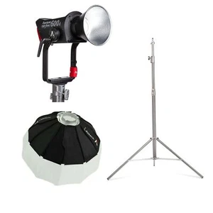 Aputure LS 600d 600W Daylight 5600K LED Video Light (V-Mount)+Lantern 65cm+Stand - Picture 1 of 12